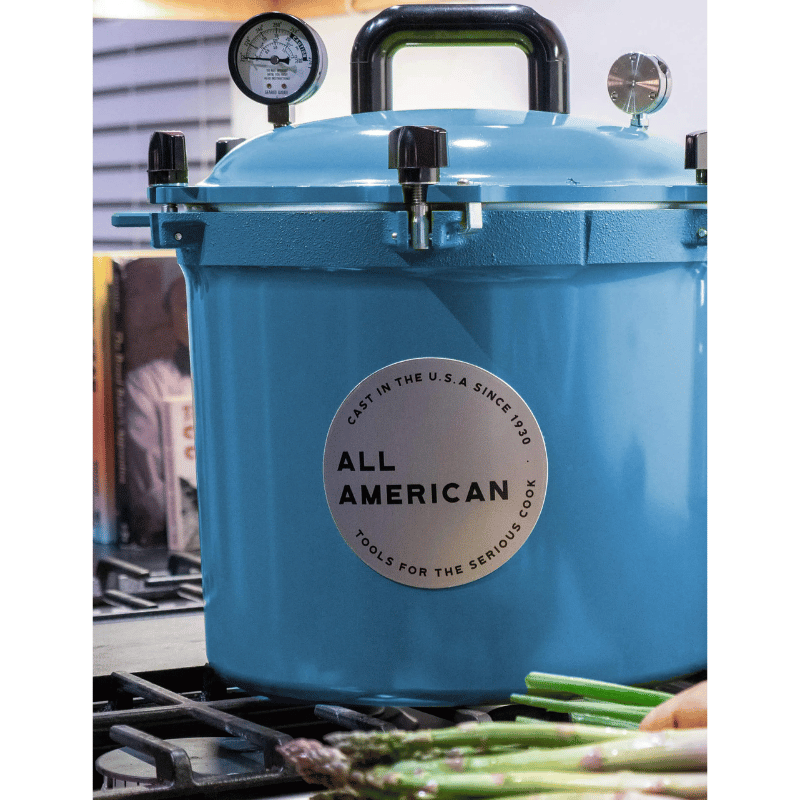 All American 1930 Pressure Canner suitable for gas, electric, and flat top stoves