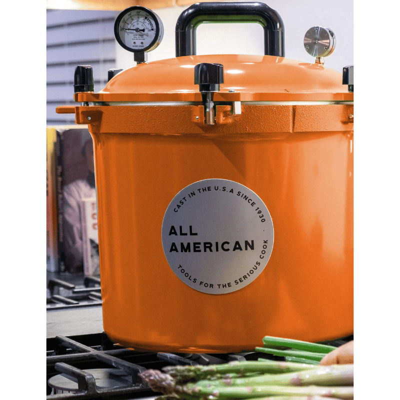 All American 1930 Pressure Canner suitable for gas, electric, and flat top stoves