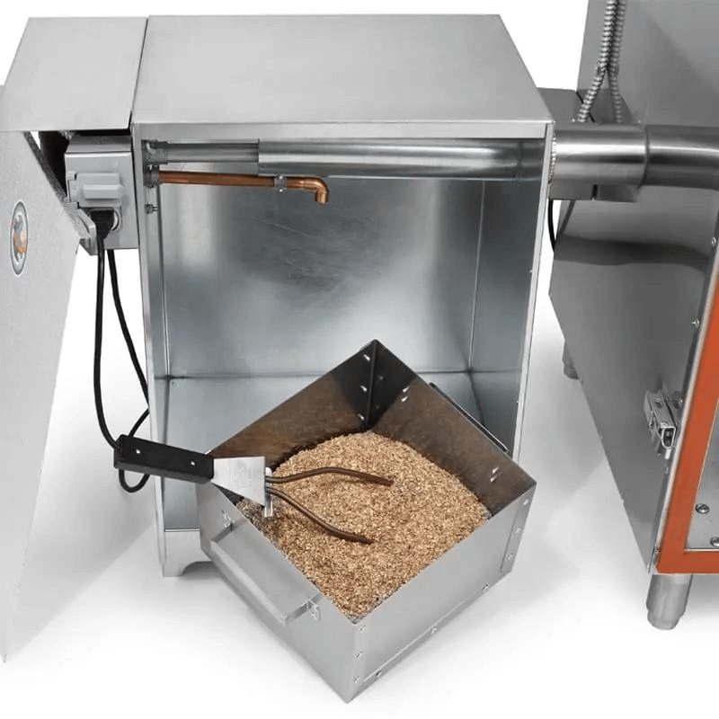 100 lb. Stainless Steel Gas Smoker by The Sausage Maker with Sawdust - Quality Craftsmanship