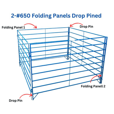 Sydell 5-Foot Double Folding Panels for Homestead Portable Corrals