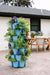 7 Tier GreenStalk Leaf Vertical Planter | Glacier Blue (Basic Texture) 