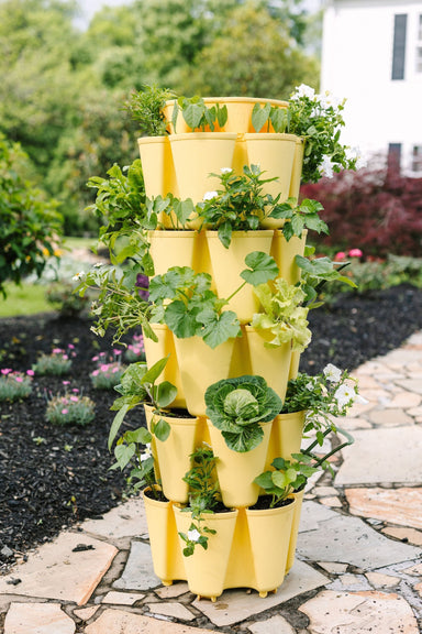 5 Tier GreenStalk Original Vertical Planter | Lemon (Basic Texture) 