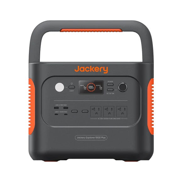 jackery explorer 100 plus portable power station front view 2